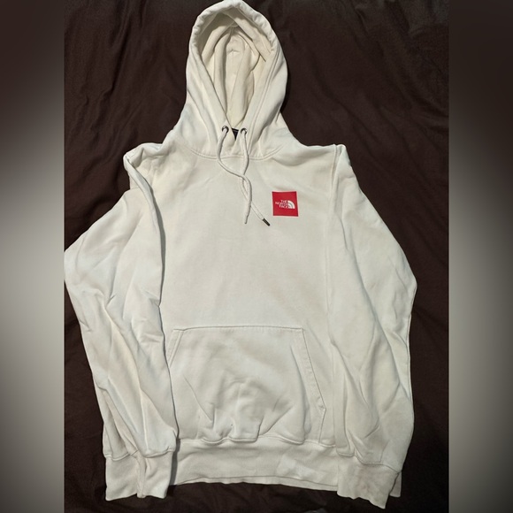 The North Face Men's Light Gray Hoodie - Picture 1 of 3